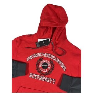 Nike On-Field Winston Salem State University Rams Red Sweatshirt Men's Lg NWT
